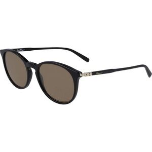 NEW Salvatore Ferragamo Unisex SF911SG 53mm Sunglasses Black